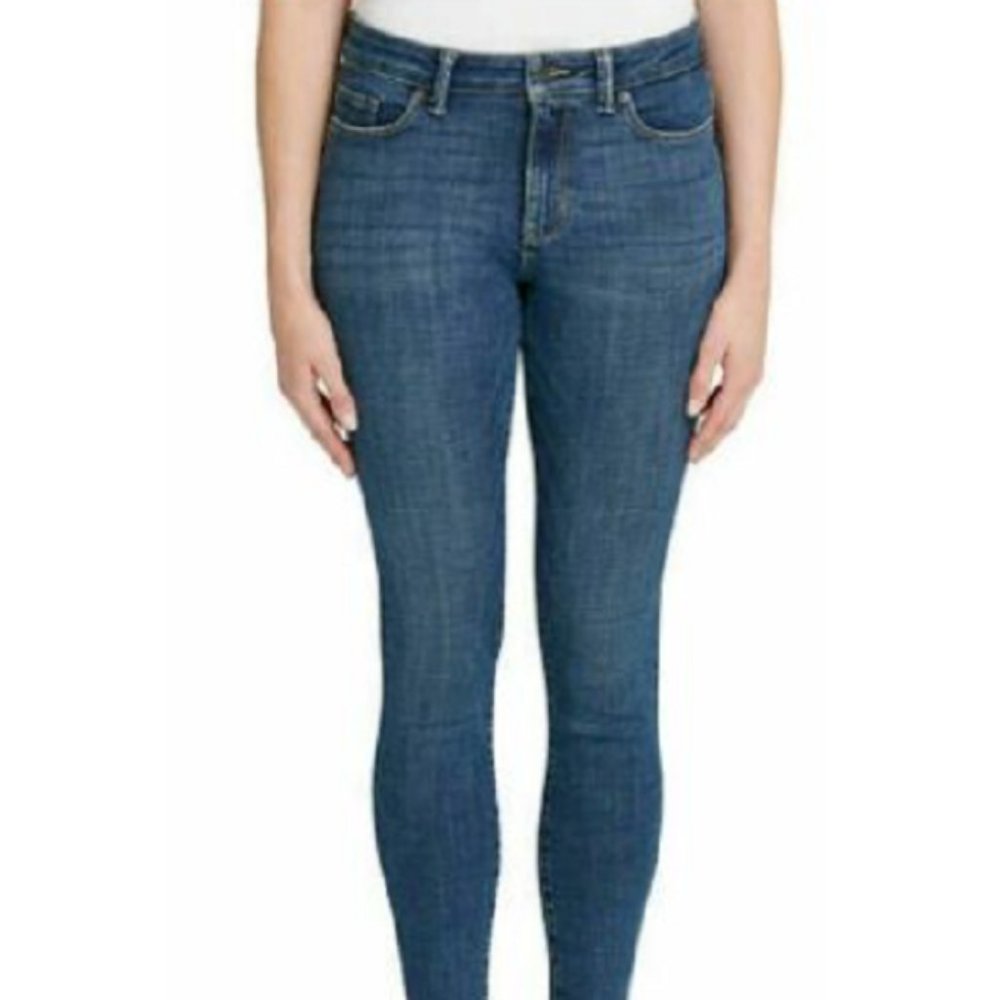 Tommy Hilfiger Mid Rise Bright Blue Wash Skinny